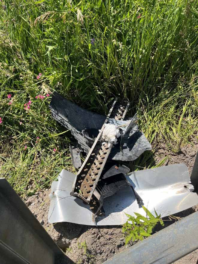 Photo qui représente du degat de deversement de diesel sur un pont