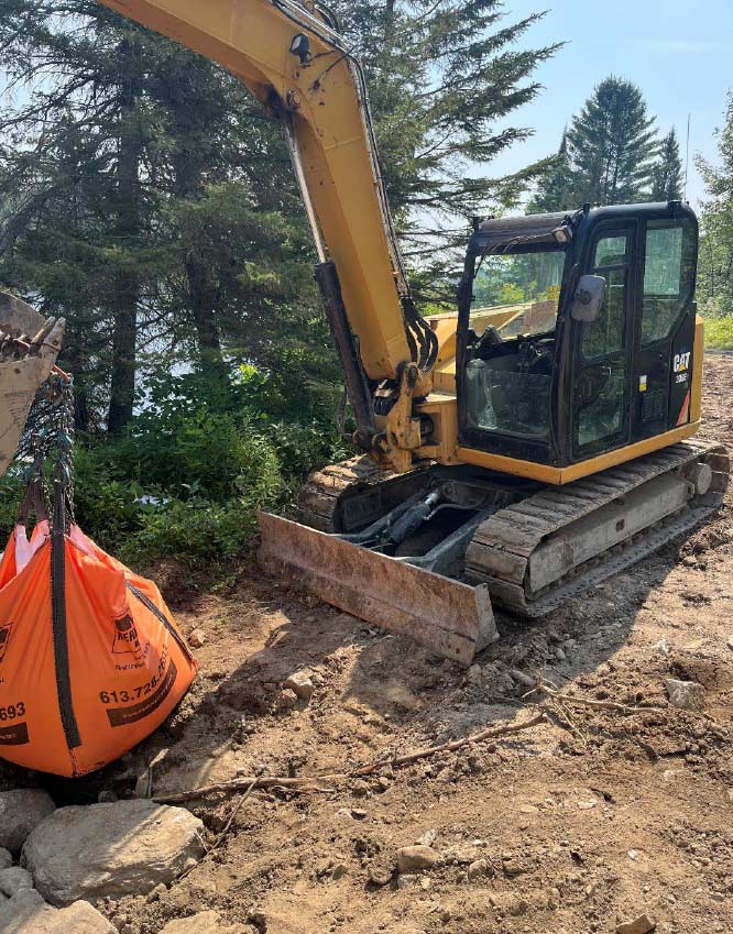 Photo qui représente un excavateur